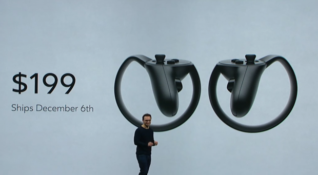 Oculus Touch kostet 200 USD (Bild: Oculus)