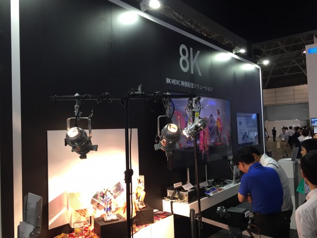 ... zeigte das Echtzeit-Encoding von 8K-Videomaterial. (Foto: Andreas Sebayang/Golem.de)