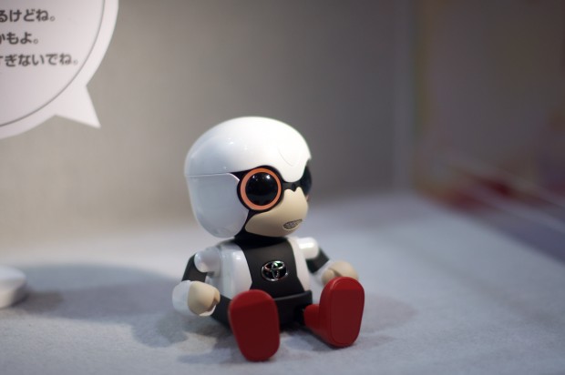 Der Kirobo dagegen bleibt ziemlich starr. Er ist vor allem niedlich. (Foto: Andreas Sebayang/Golem.de)
