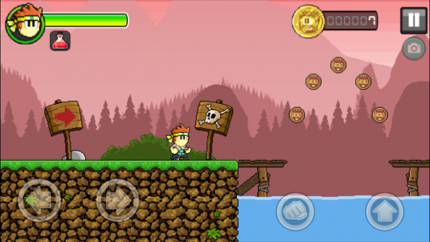 Dan the Man (Screenshot: Golem.de)