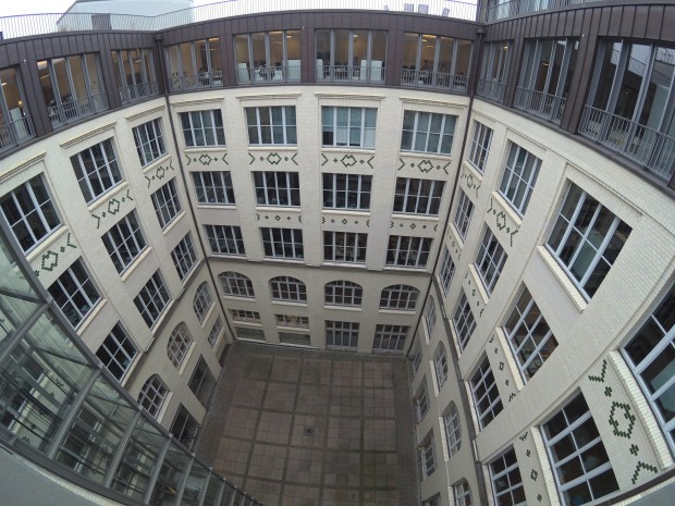 Foto der Yi 4K Action Camera im Wide-Modus (Bild: Martin Wolf/Golem.de)