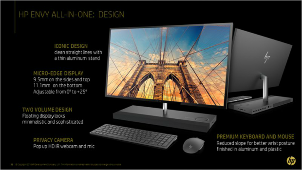Präsentation zum Envy-27-AiO (Bild: HP)