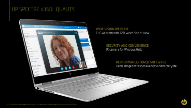 Präsentation zum Spectre x360 (Bild: HP)