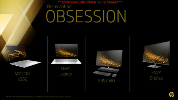 Präsentation zu neuen Envy-Geräten (Bild: HP)