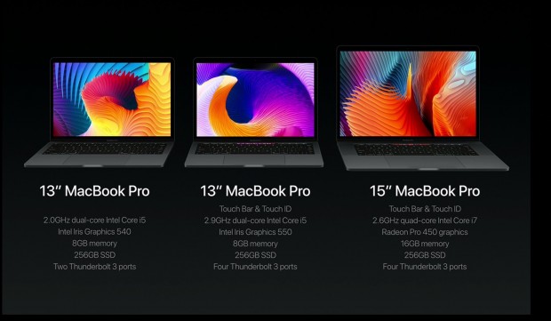 MacBook Pro 2016 Screenshot: Golem.de)