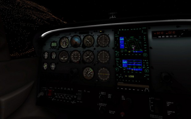 X-Plane 11 und die Cessna 172SP (Screenshot: Laminar Research)