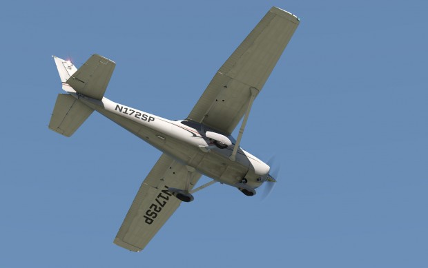 X-Plane 11 und die Cessna 172SP (Screenshot: Laminar Research)