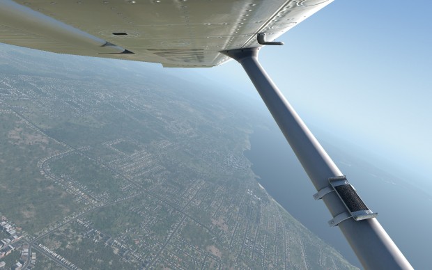 X-Plane 11 und die Cessna 172SP (Screenshot: Laminar Research)
