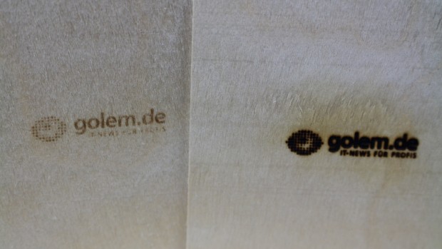 Die Brenndauer ist der einzige beeinflussbare Parameter. (Bild: Alexander Merz/Golem.de)