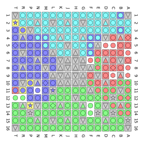 Vollständig dokumentierte Karte der Pins (Bild: Christer Weinigel)