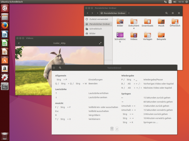 ... und das alte Unity 7