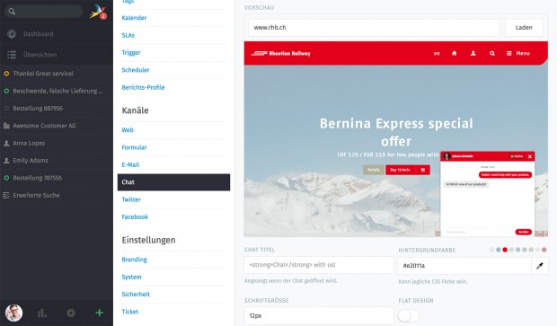 Die Helpdesk-Anwendung von Zammad (Bild: Zammad)