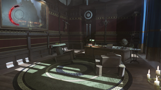 Ab hier geht das Spiel so richtig los: das Arbeitszimmer von Emily. (Screenshot: Golem.de)