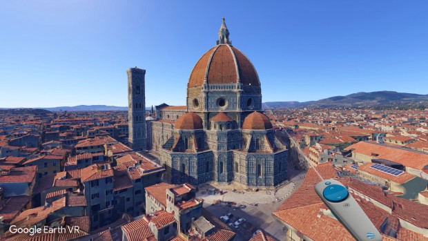 Im Flug über Florenz (Bild: Steam/Google)