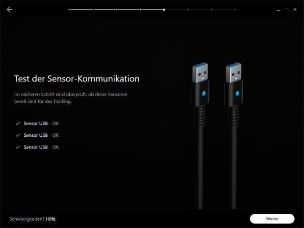Nutzen wir eine dritte Kamera, zeigt die Einrichtung den USB-Port an. (Screenshot: Golem.de)