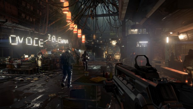 Deus Ex Mankind Divived in 4K-UHD (Screenshot: Sony)
