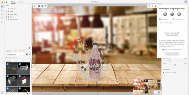 Die Templates lassen sich mit Strukturen, Farben, Licht und Schatten versehen und dadurch zu realistisch aussehenden Objekten formen. (Bild: Adobe)
