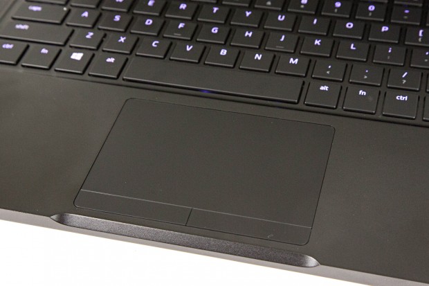 Das Touchpad samt Maustasten ist unver&auml;ndert. (Foto: Martin Wolf/Golem.de)