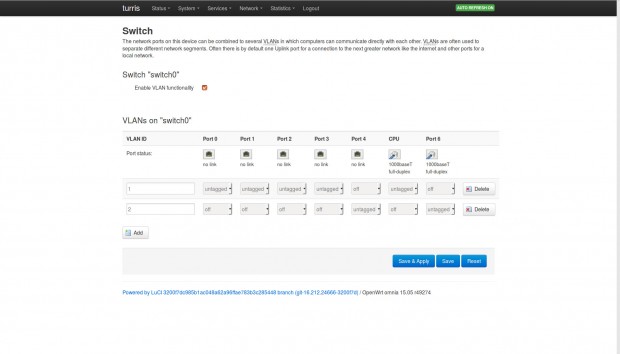 Dank VLANs k&ouml;nnen Netzwerkschnittstellen weitgehend angepasst werden. 