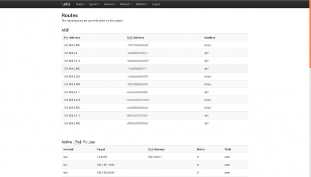 Luci bietet auch einen &Uuml;berblick aller Ger&auml;te im Netzwerk.