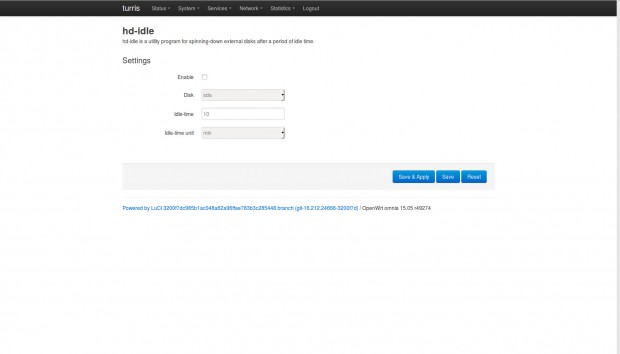Externe Datentr&auml;ger k&ouml;nnen nach einer bestimmten Zeit in den Ruhezustand versetzt werden. 