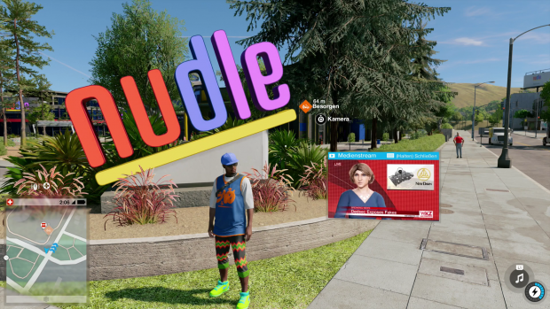 Nudle - offenbar eine Anspielung auf Google (Screenshot: Golem.de)