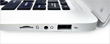 Pinebook-Anschlüsse (Bild: Pine)