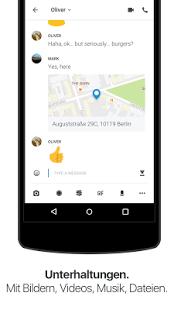 Wire bietet eine aufger&auml;umte Benutzeroberfl&auml;che und integration von Video- und Kartendiensten (Bild: Wire)
