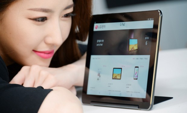 Das L Pad III 10.1 FHD LTE von LG (Bild: LG)