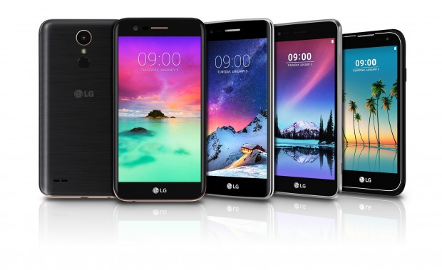 Die neuen Modelle der K-Serie von LG (Bild: LG)