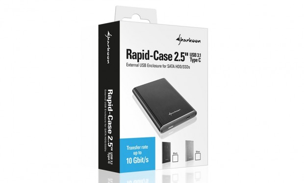 Rapid-Case 2,5 Zoll (Bild: Sharkoon)