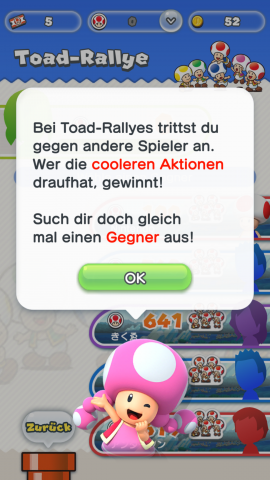 Die Toad-Rallyes sind der Herausforderungsmodus. (Screenshot: Golem.de)