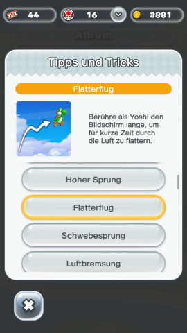 Die Feinheiten der Steuerung erkl&auml;ren Hilfstexte. (Screenshot: Golem.de)