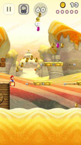 Eine schick gemacht W&uuml;stenlandschaft mit Treibsand. (Screenshot: Golem.de)