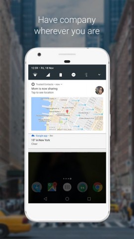 Auch der Positionsverlauf kann geteilt werden. (Bild: Google)