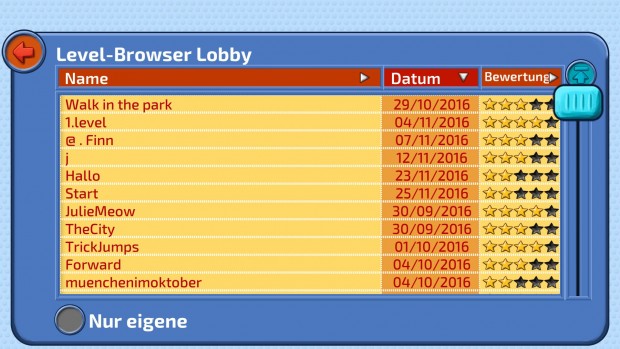 Wenigstens können selbstgebaute Level mit anderen geteilt werden. (Bild: Alexander Merz/Golem.de)