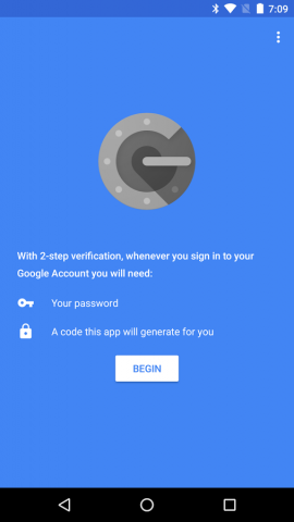 Die am meisten verwendete App für Zwei-Faktor-Authentifizierung ist Googles Authenticator. (Bild: Google)