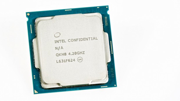 Intel schickte uns ein Qualification Sample des Core i7-7700K, keinen Retail-Chip (Foto: Marc Sauter/Golem.de)