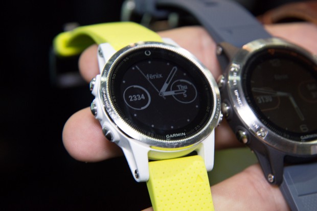 Die Fenix 5S ist das kleinste Modell. (Bild: Martin Wolf/Golem.de)
