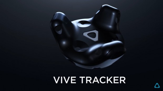 Der Vive Tracker dient dazu, Objekte in die virtuelle Realität einzubinden. (Screenshot: Golem.de)