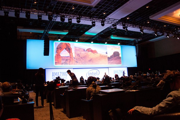 Intel Keynote auf der CES 2017 (Foto: Martin Wolf/Golem.de)