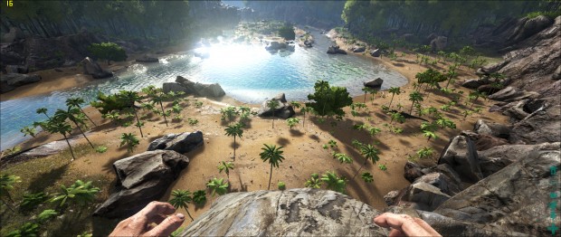 Ark in 21:9 (Screenshot: Golem.de)