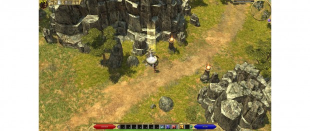 Titan Quest in 16:9 (Screenshot: Golem.de)