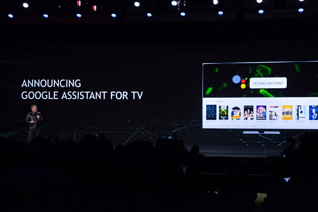 Die Konsole unterstützt Google Assistant. (Foto: Martin Wolf/Golem.de)