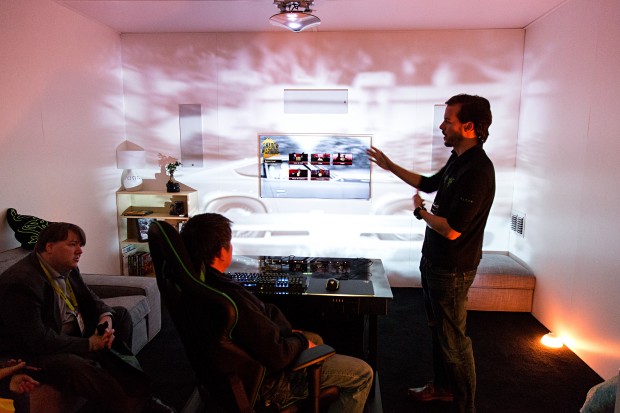 Razer erläutert Project Ariana. (Foto: Martin Wolf/Golem.de)