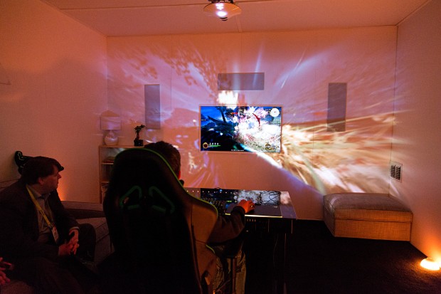 Gezeigt wurde Shadow Warrior 2. (Foto: Martin Wolf/Golem.de)