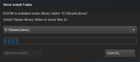 Steam zeigt den Fortschritt per Balken. (Screenshot: Golem.de)