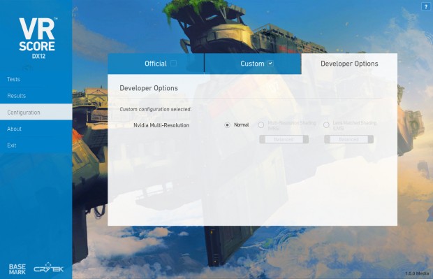 AMDs Variable Rate Shading fehlt noch (Screenshot: Golem.de)
