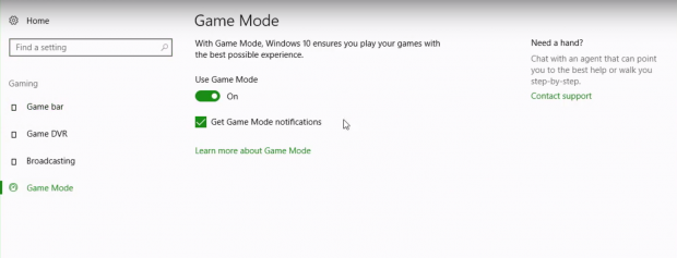 Er kann global eingeschaltet werden. (Screenshot: Microsoft)