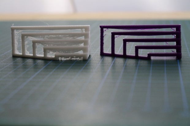 China-Filament und Hersteller-Einstellungen vs. deutsches Filament und Optimierungen (Bild: Alexander Merz/Golem.de)